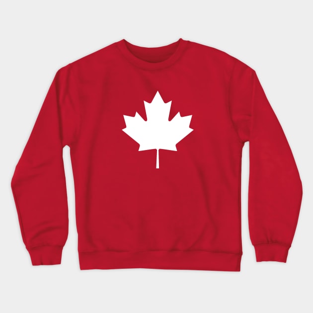 Canada Maple Leaf Crewneck Sweatshirt by Historia